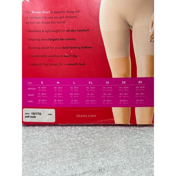 SPANX Shaper Short Size 1X Soft Nude Style # A303964 - Picture 3 of 3